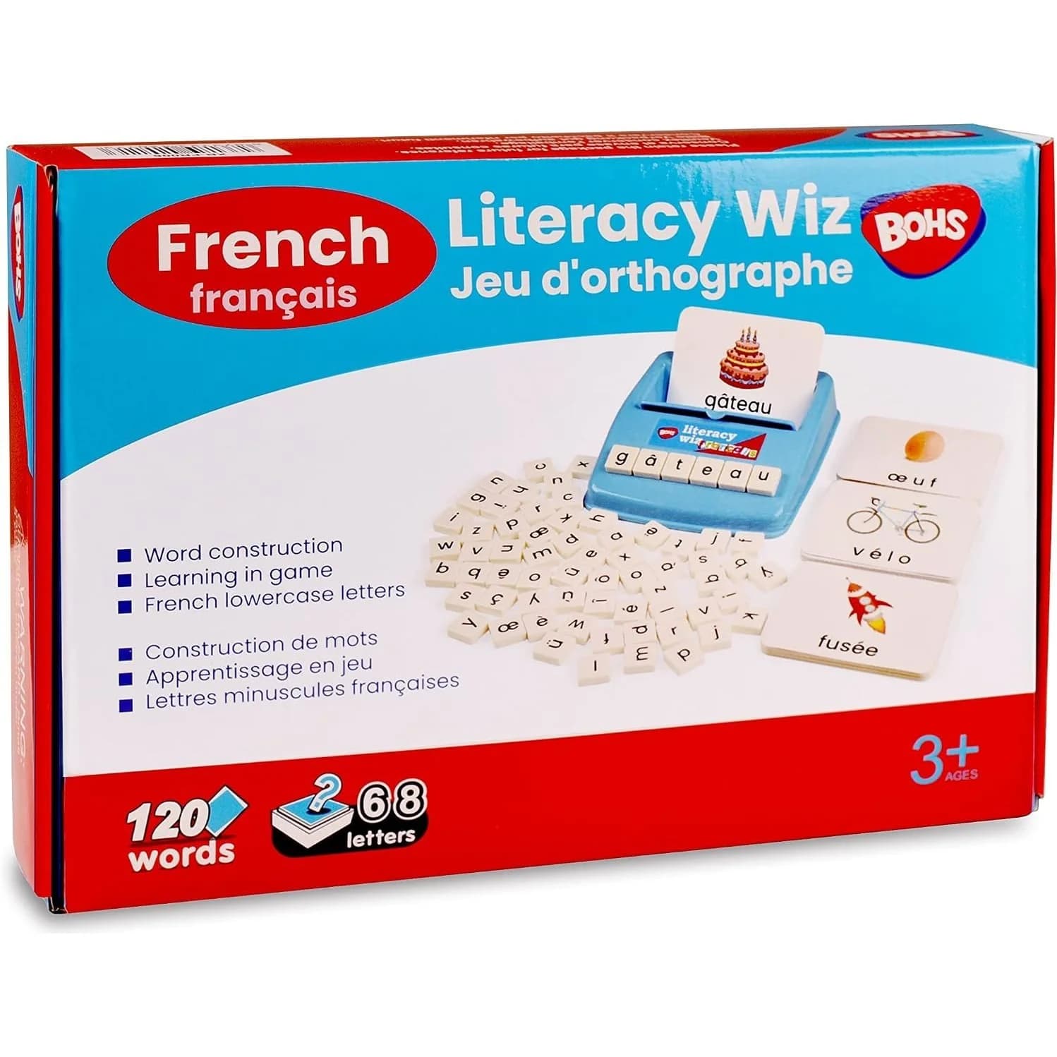 BOHS Literacy Wiz French Spelling Game (XB-FR006)