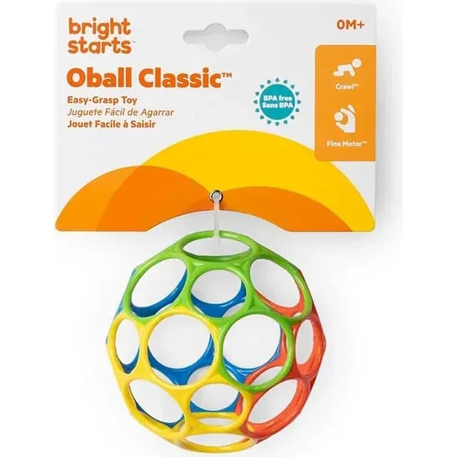 Bright Starts Oball Classic easy-grasp ball — view 2