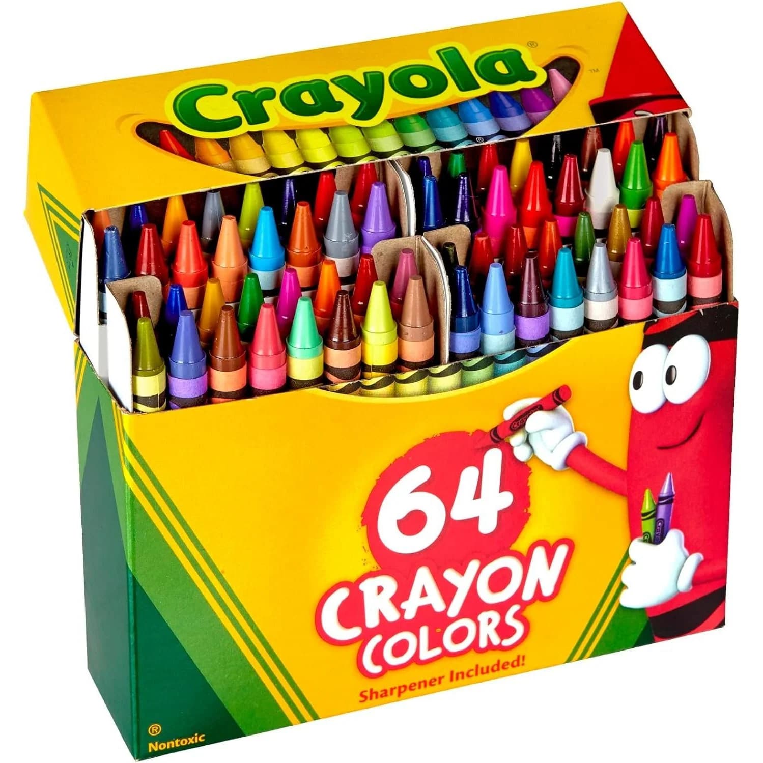 Crayola Wax Crayons 64 Colours (520064)