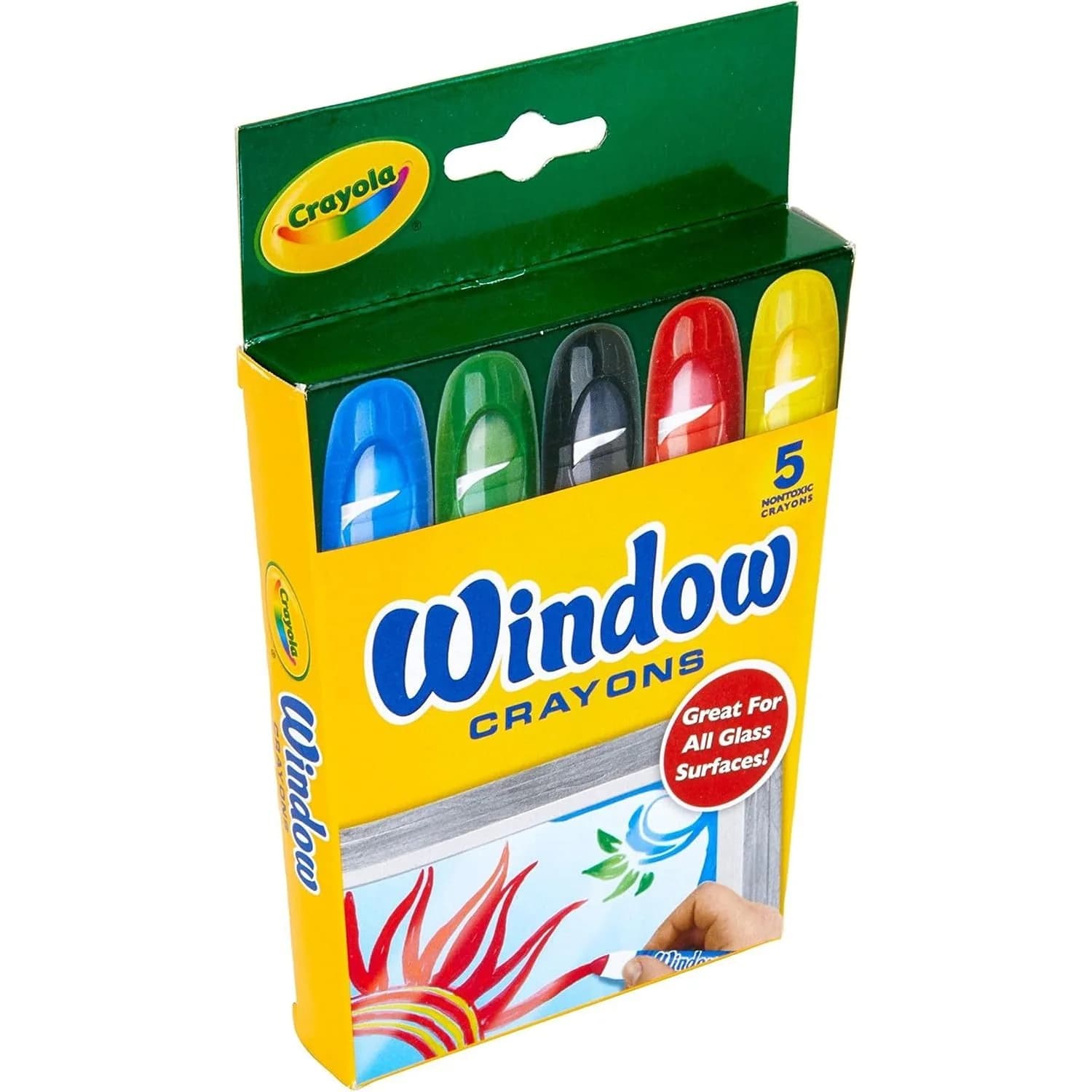 Crayola Window Crayons, 5 pack