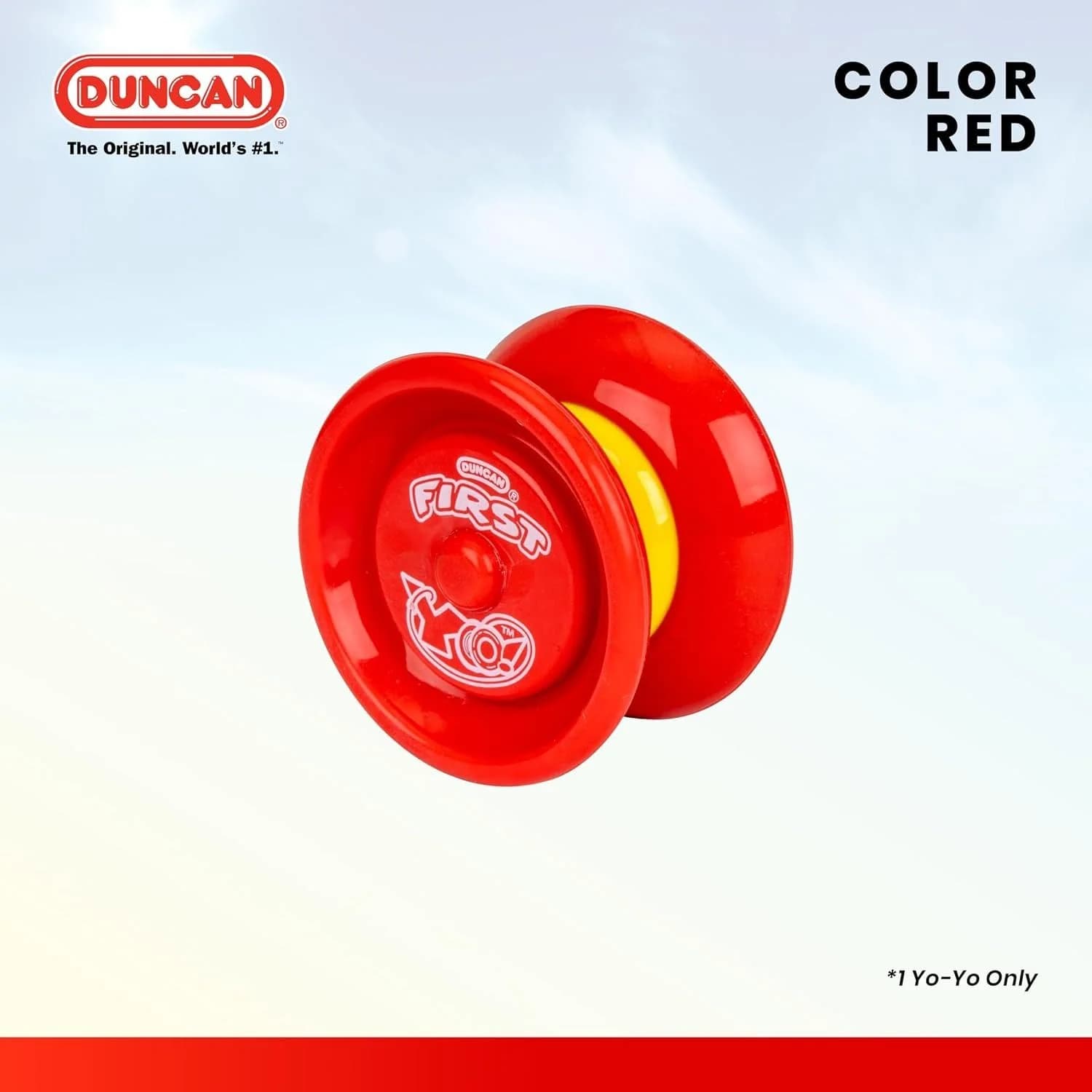 Duncan First Yo! yo-yo débutant rouge et jaune (3619XP-RY) — vue 2