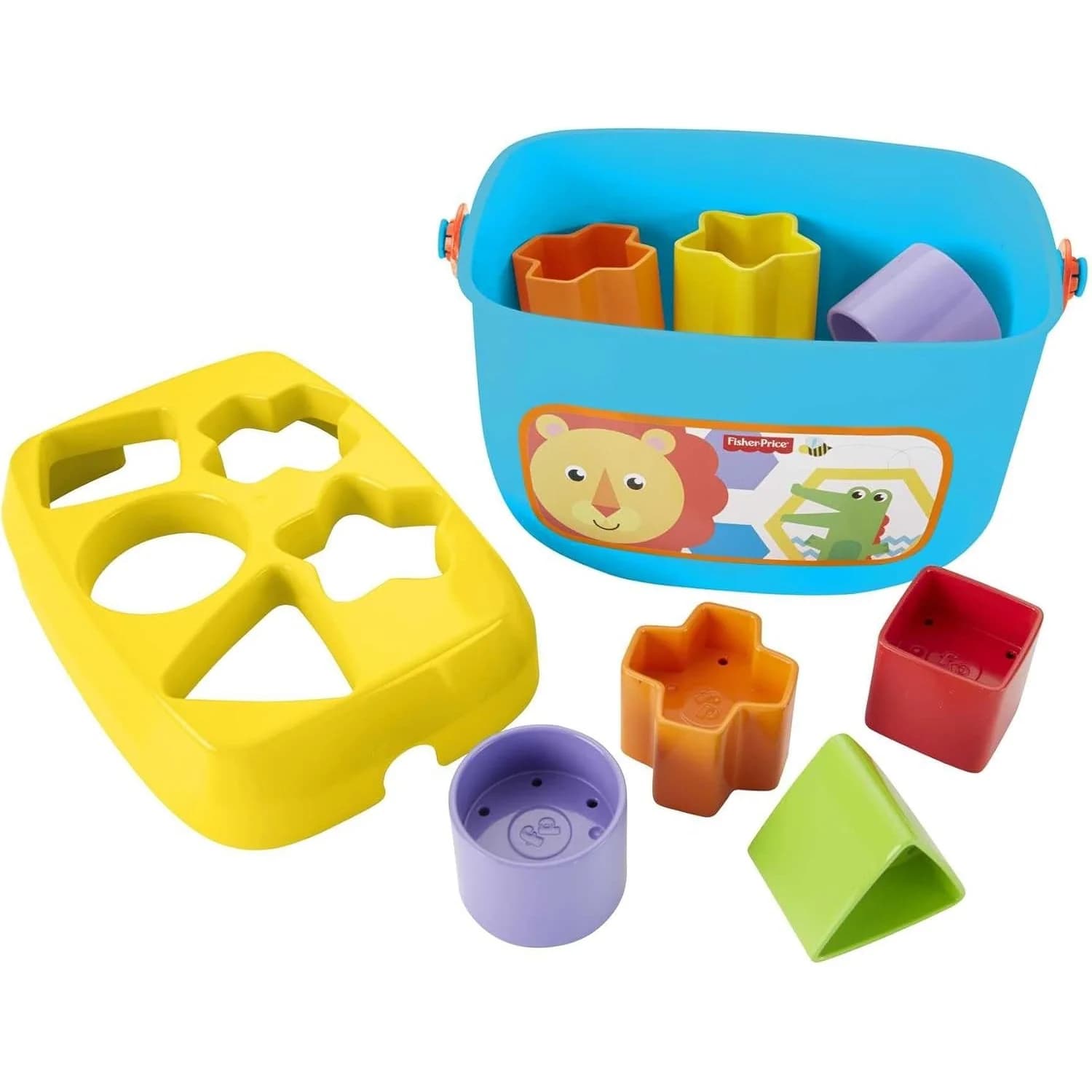 Fisher-Price Baby's First Blocks، سلة فرز الأشكال (FFC84) — صورة 3