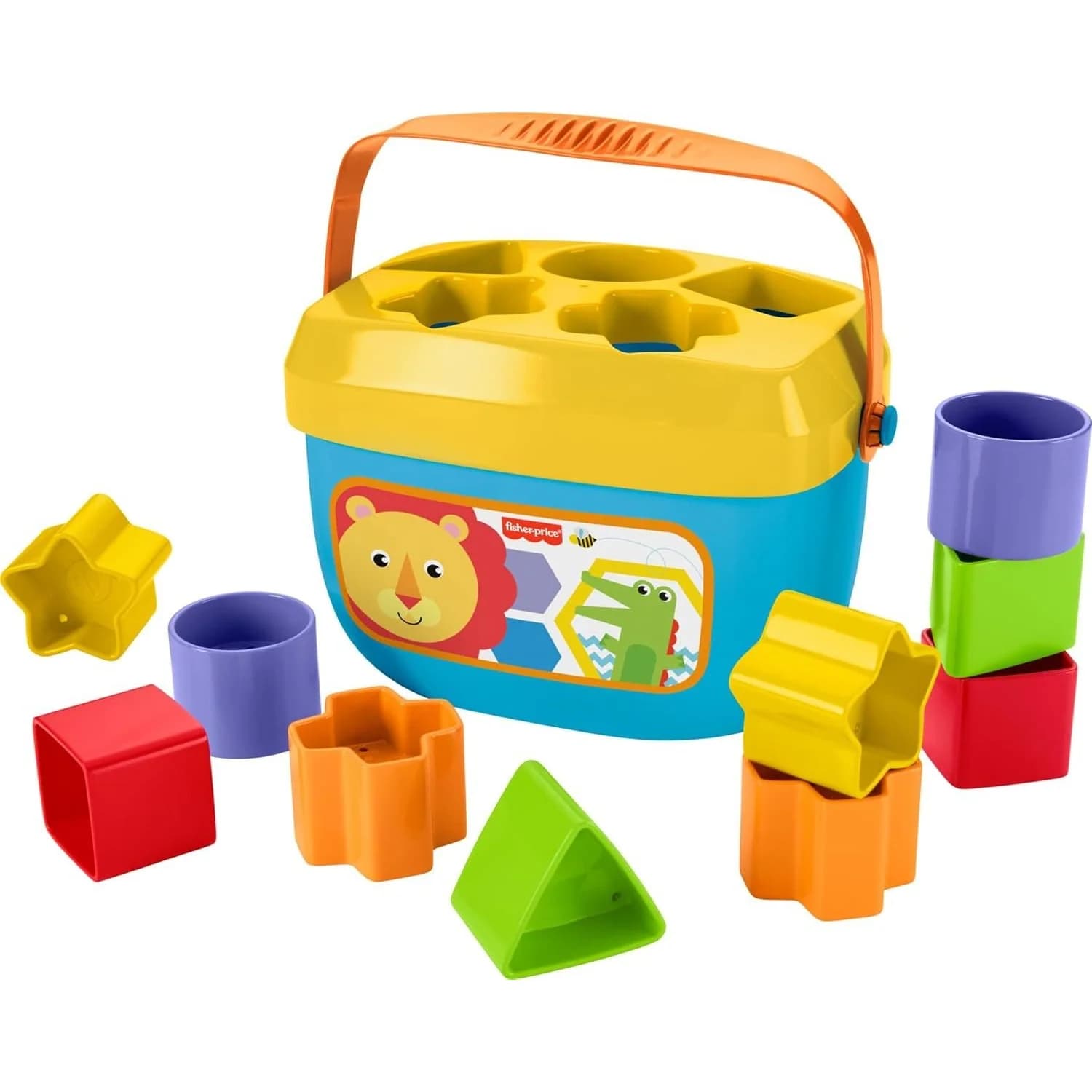 Fisher-Price Rock-a-Stack ومجموعة Baby's First Blocks (FWP37) — صورة 3