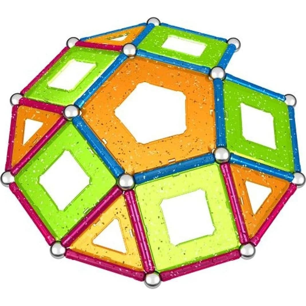 Geomag Glitter مغناطيسية 68 قطعة (533) — صورة 2