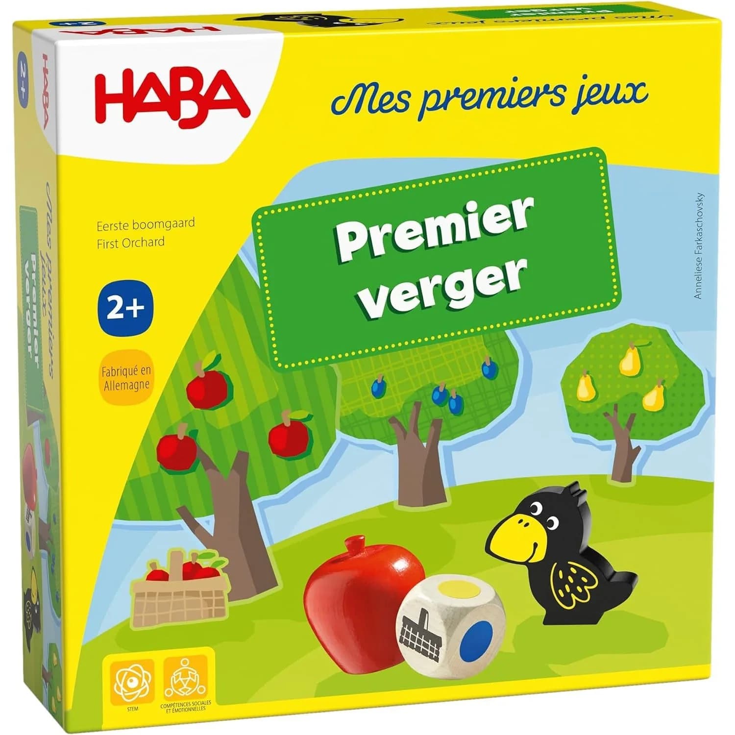 HABA ألعابي الأولى، بستان الفواكه (من 1 إلى 4 لاعبين)