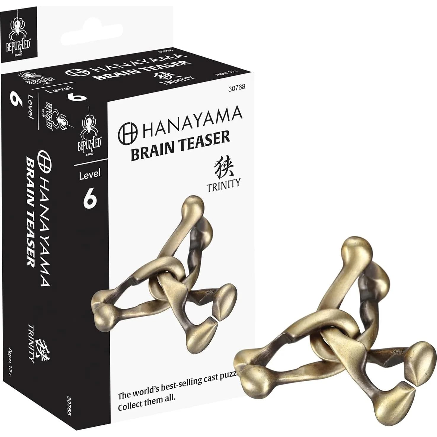 Hanayama Trinity Level 6 Metal Puzzle (30768)