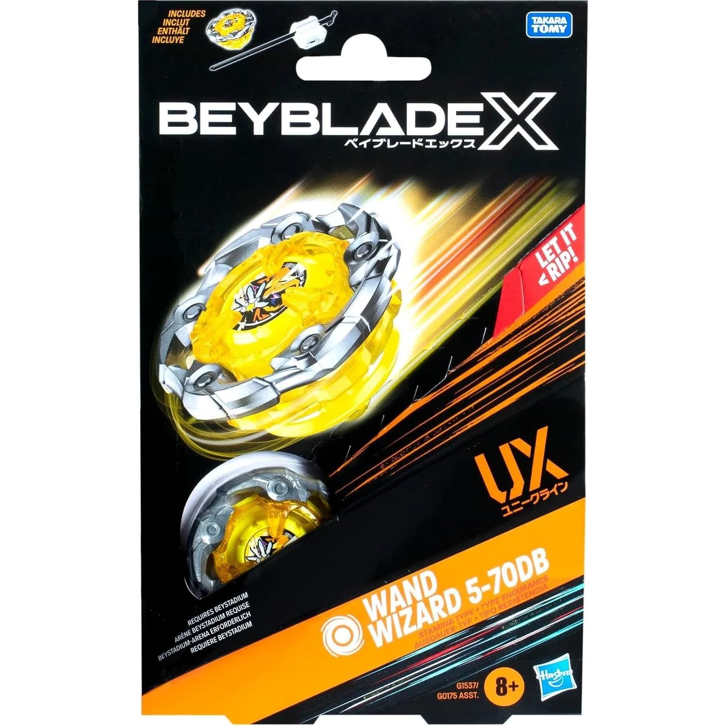 Beyblade X Wand Wizard 5-70DB Starter Pack by Hasbro (G1537ES0)
