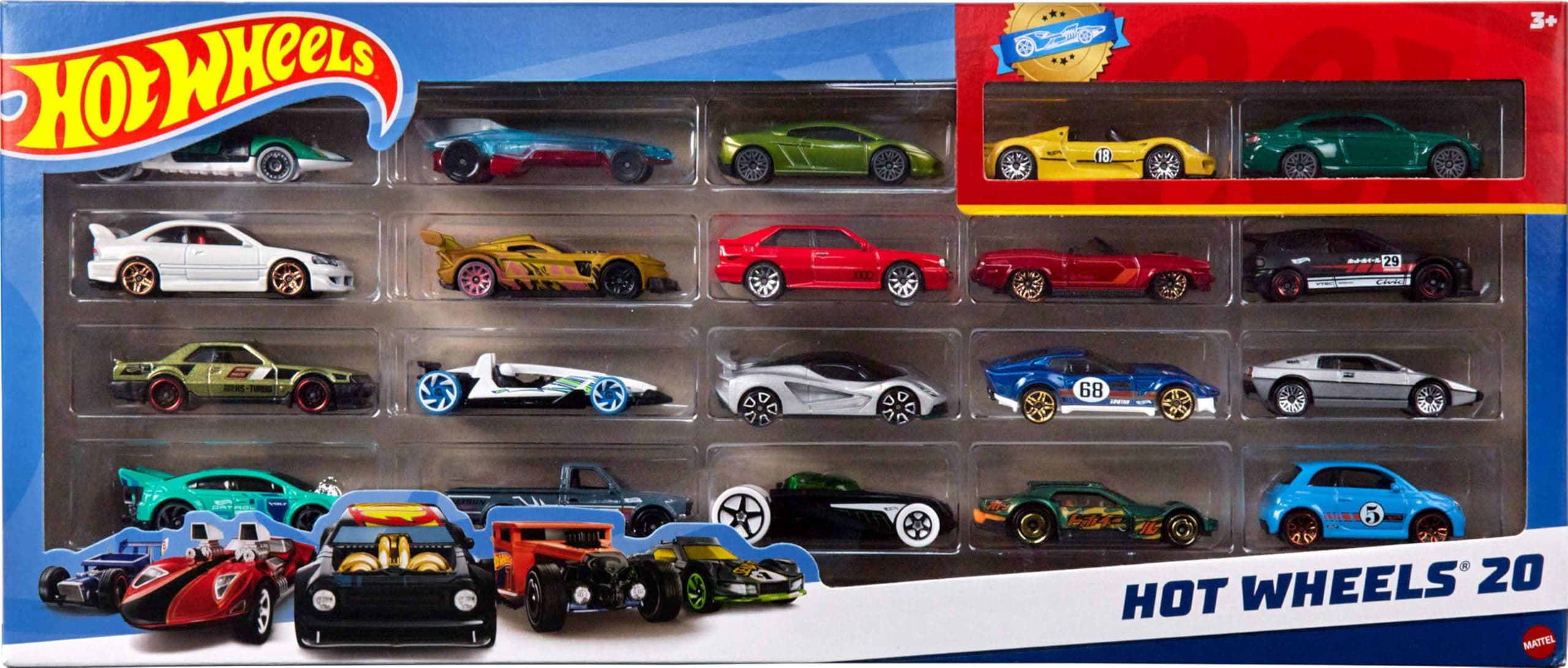 Hot Wheels Hot Wheels 20-Car Gift Pack Assorted Toy Vehicles - Véhicules jouet de construction