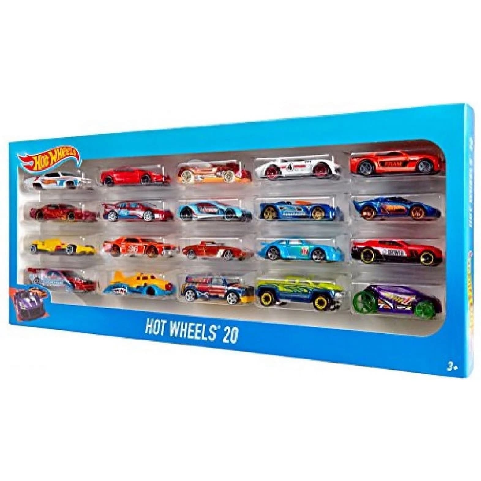 Hot Wheels coffret cadeau 20 voitures 1:64 (H7045) — vue 3
