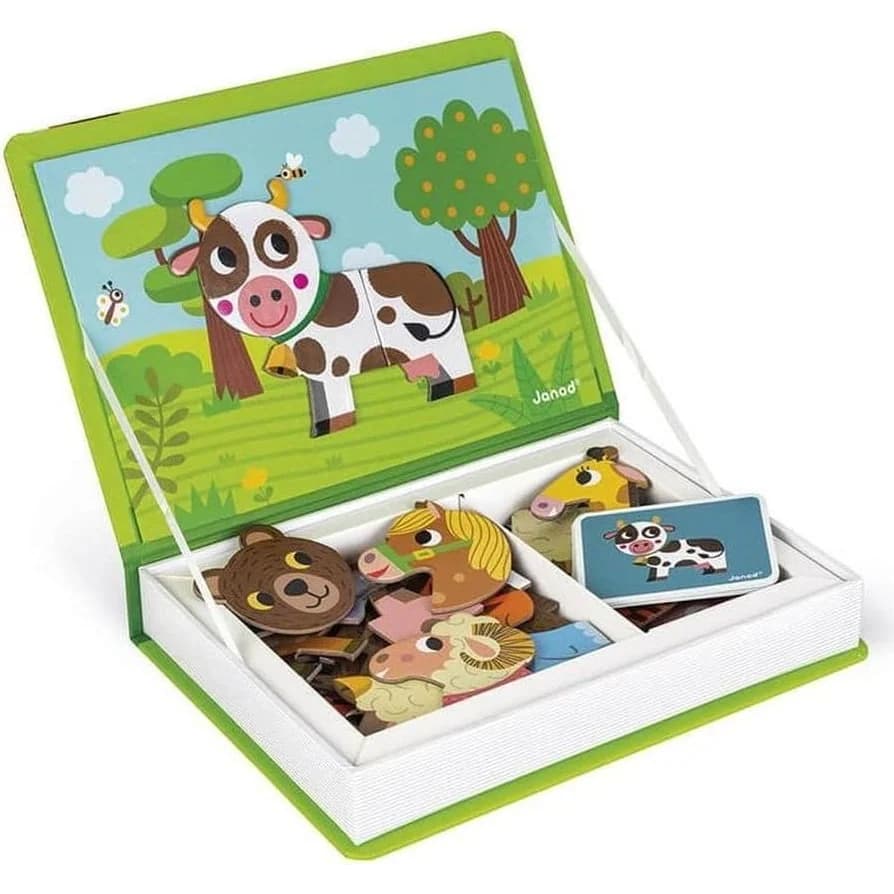 Janod MagnetiBook Animals magnetic game (J02723) — view 2