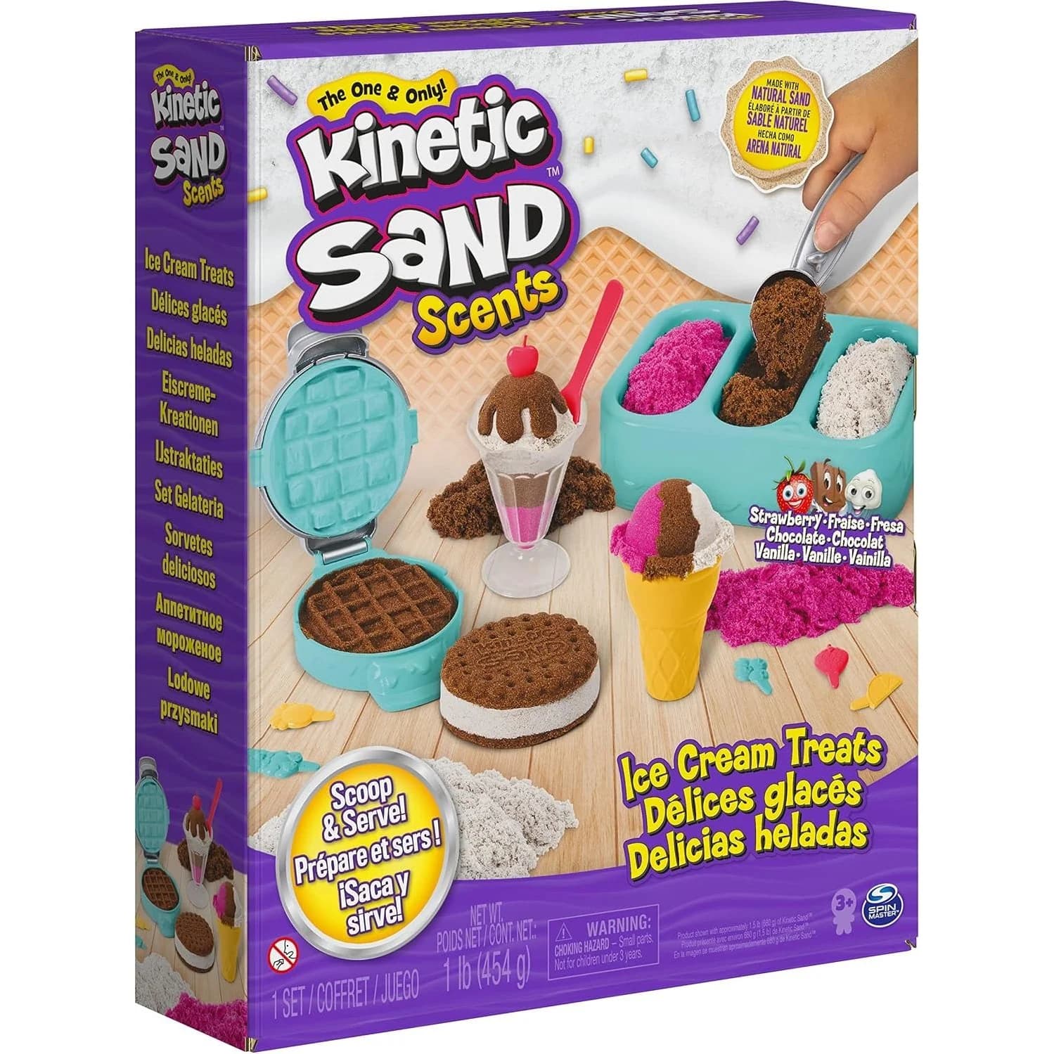 Kinetic Sand Scents Ice Cream Treats playset (6059742)