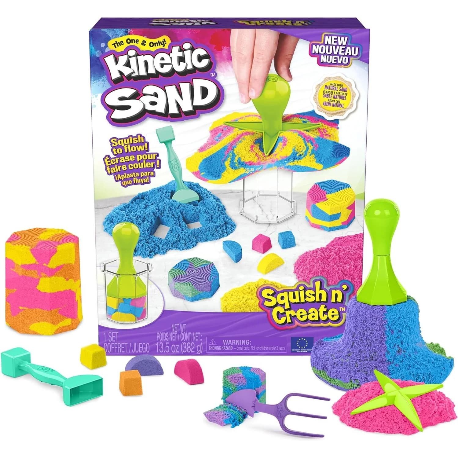 Kinetic Sand Squish N' Create, 382 g play sand (6065527)
