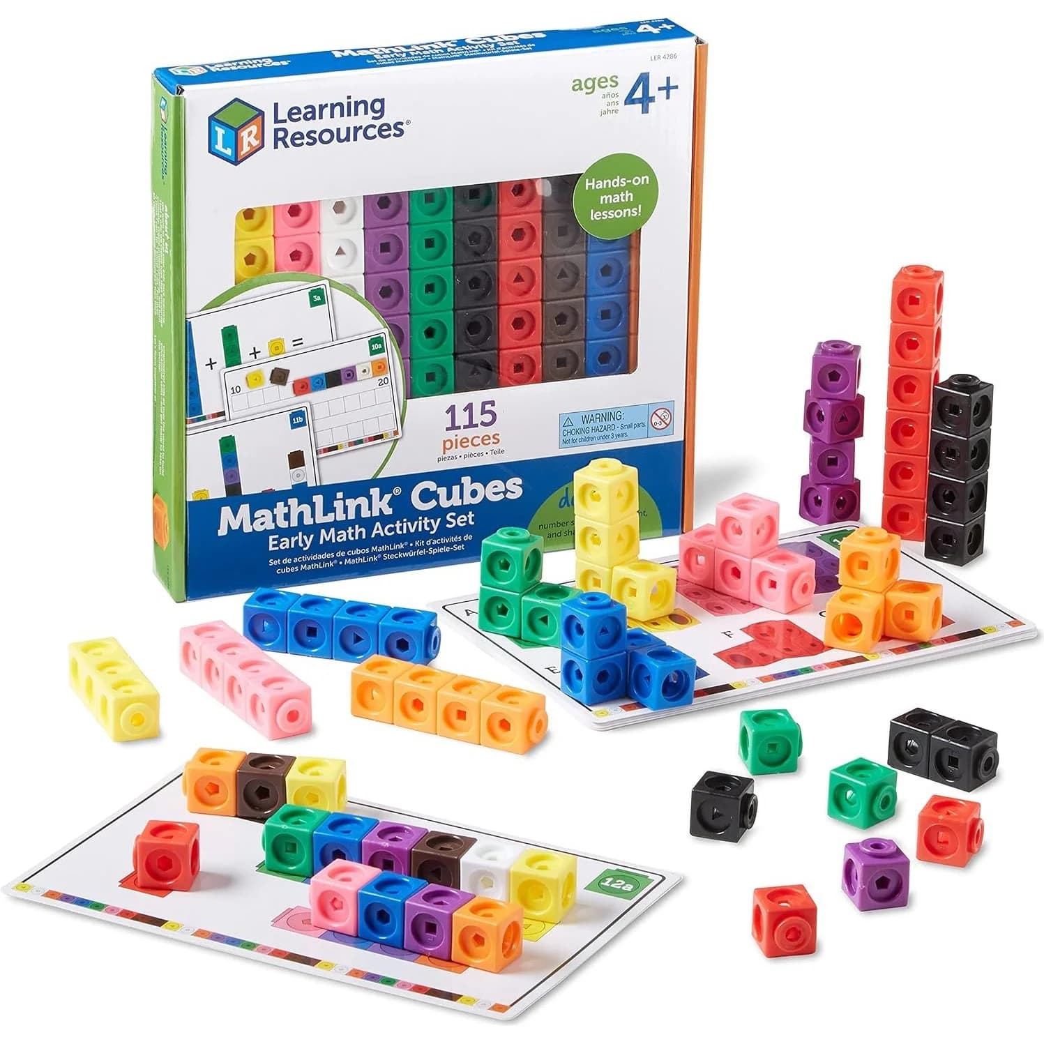 Learning Resources MathLink Cubes Early Math Set (LER4286)