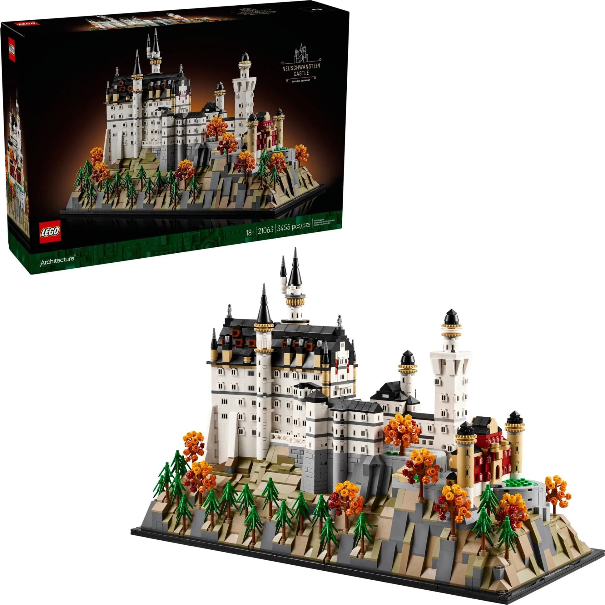 LEGO Architecture 21063 Neuschwanstein Castle – building set — view 3