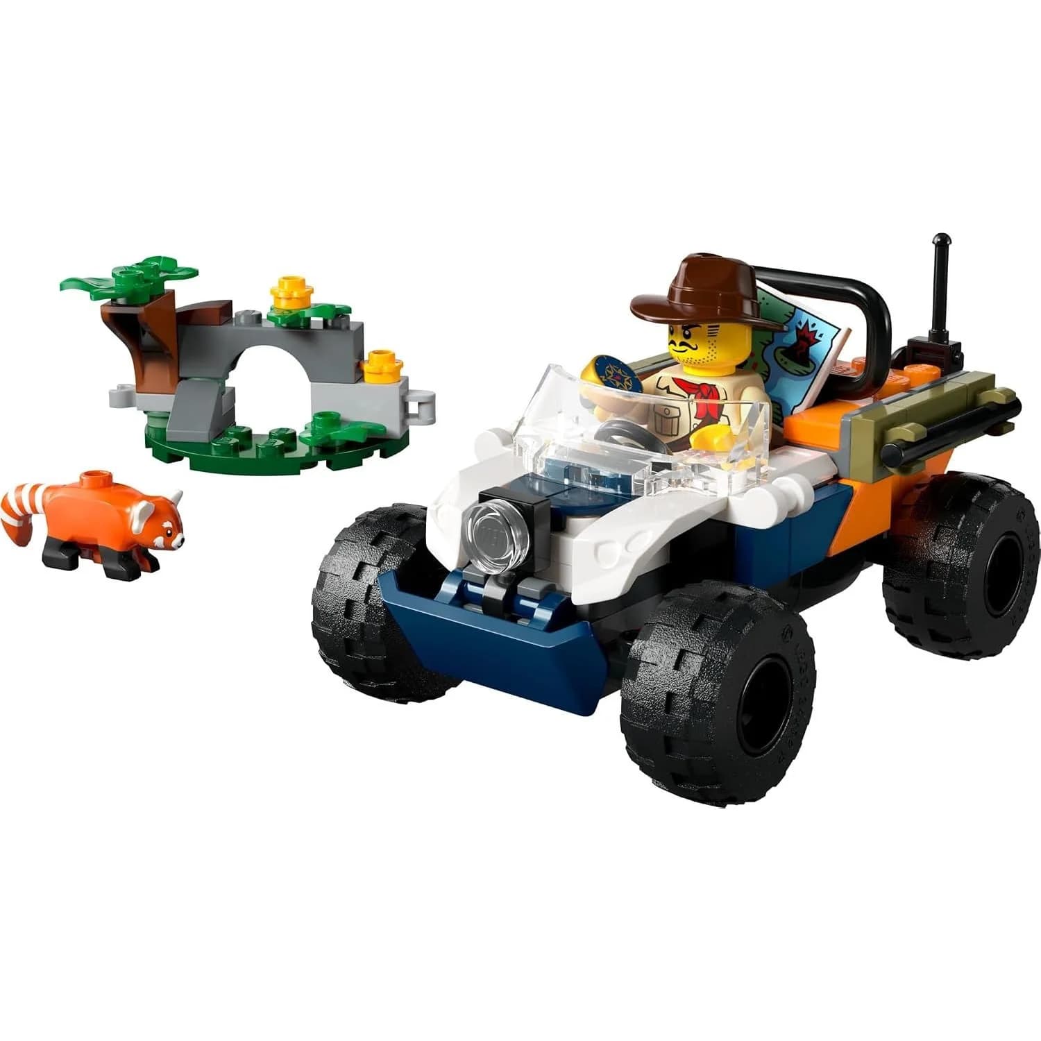 LEGO City Jungle Explorer ATV with red panda (60424) — view 2