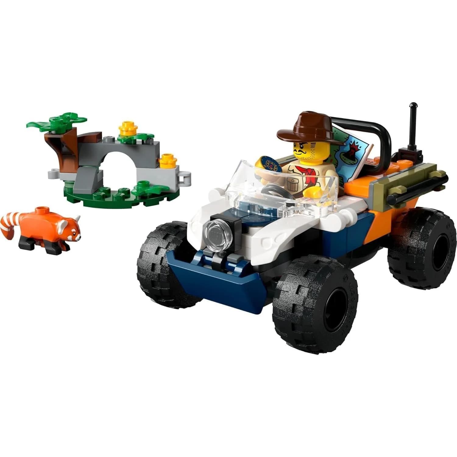 LEGO City Jungle Explorer ATV with red panda (60424) — view 3