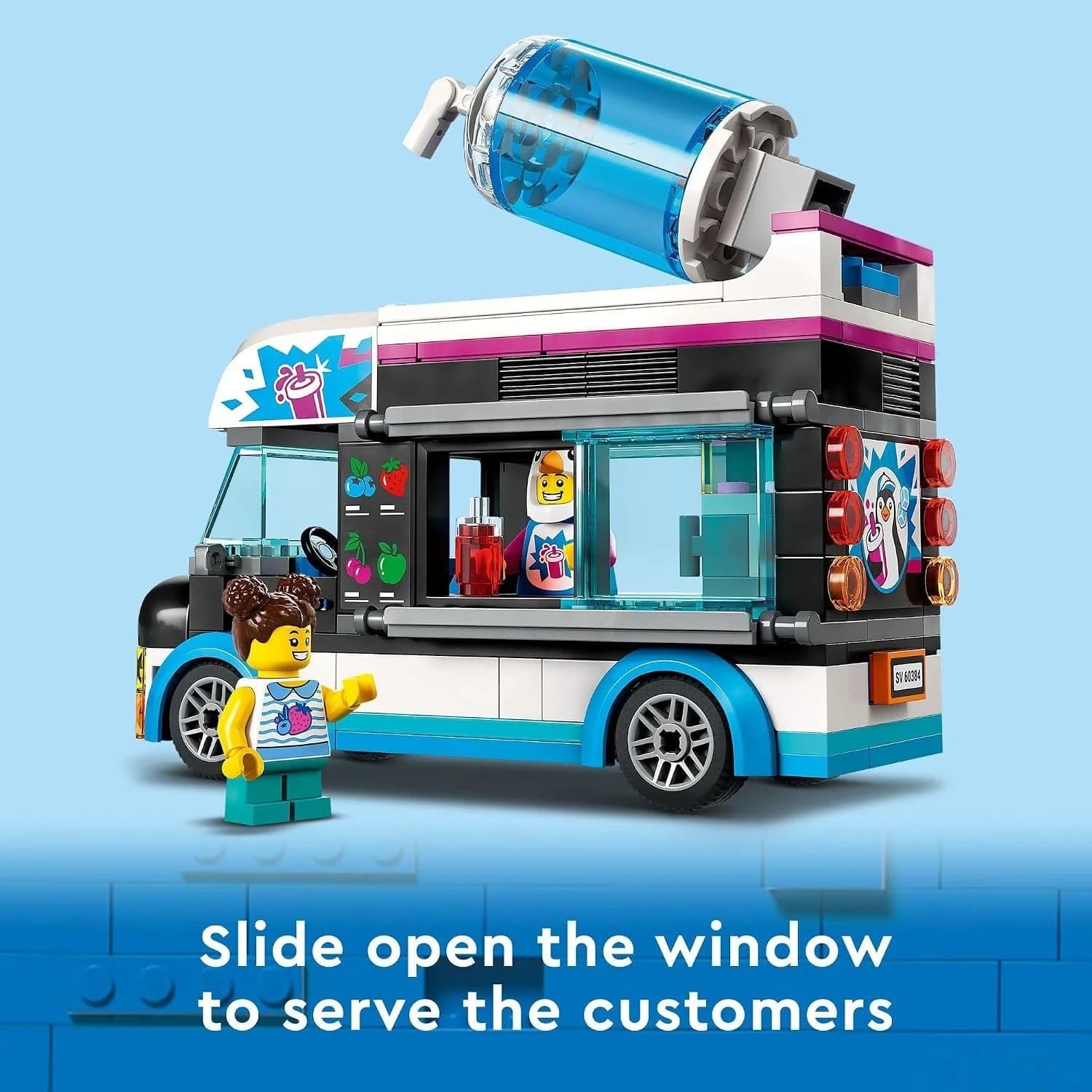 LEGO City Penguin Slushy Van (60384) — view 2