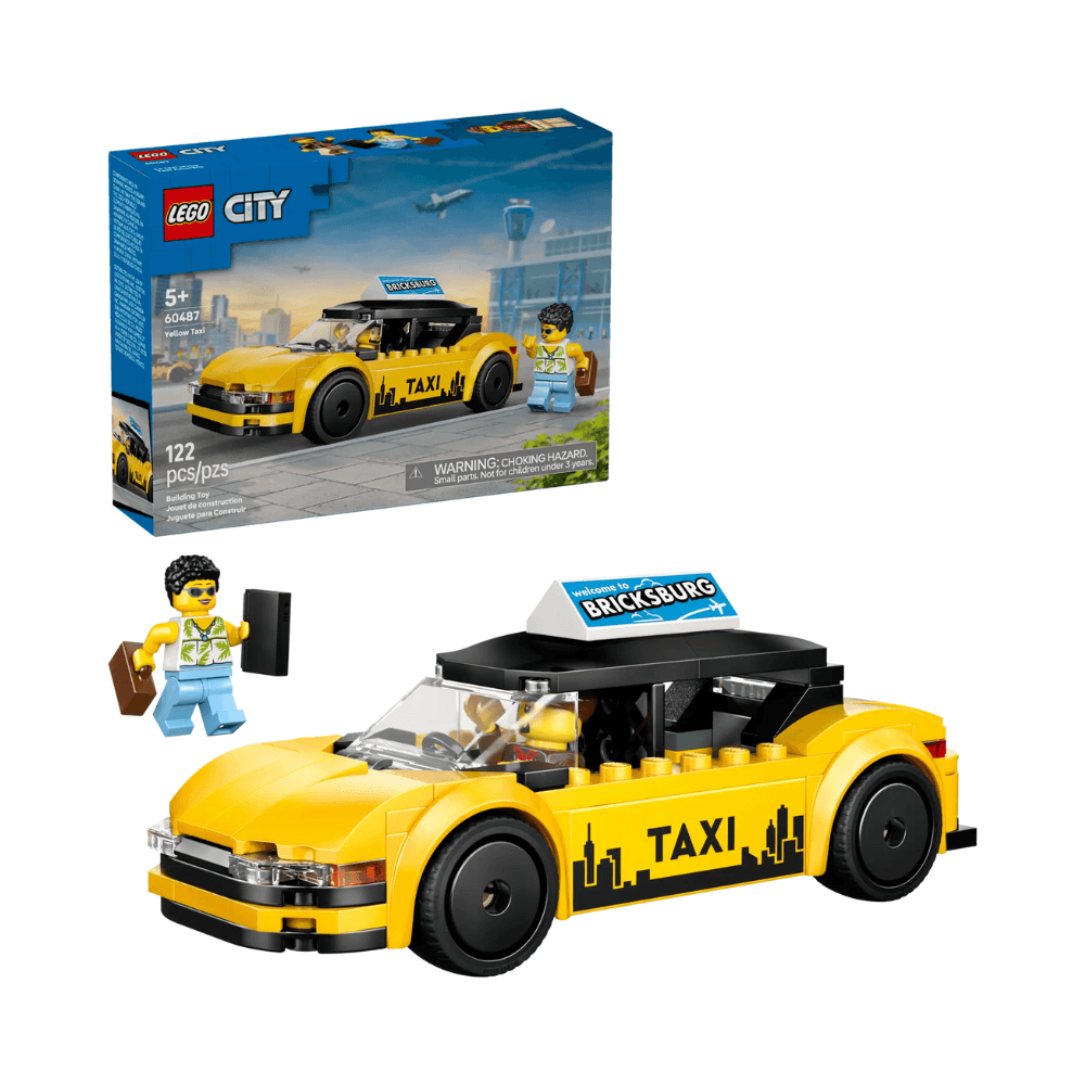 LEGO LEGO City Yellow Taxi Cab - Jeux de construction image 3