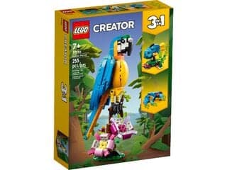 LEGO LEGO Creator 3in1 Exotic Parrot - Jeux de construction jouet de construction