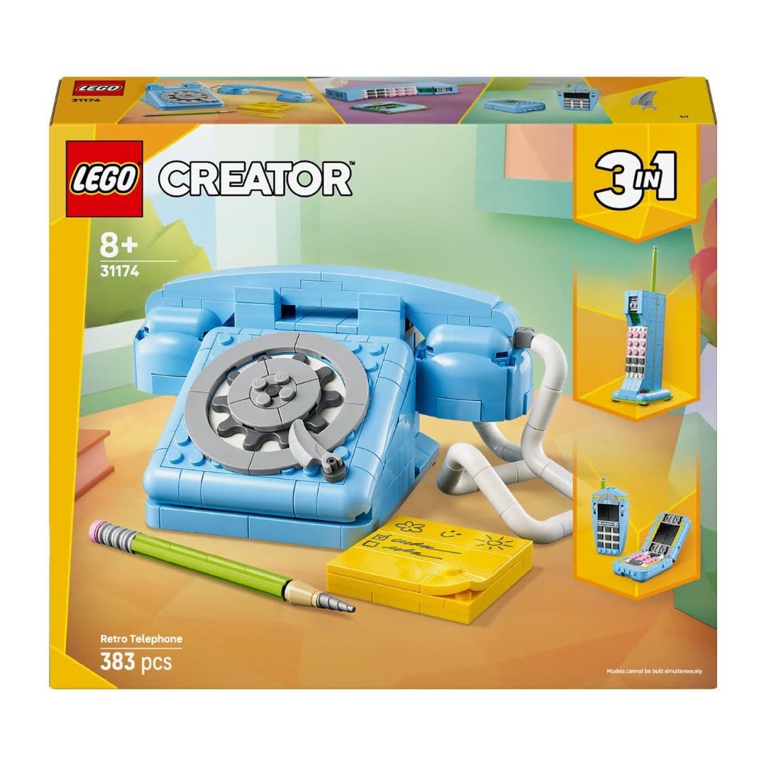 LEGO LEGO Creator 3in1 Retro Telephone - Jeux de construction image 3