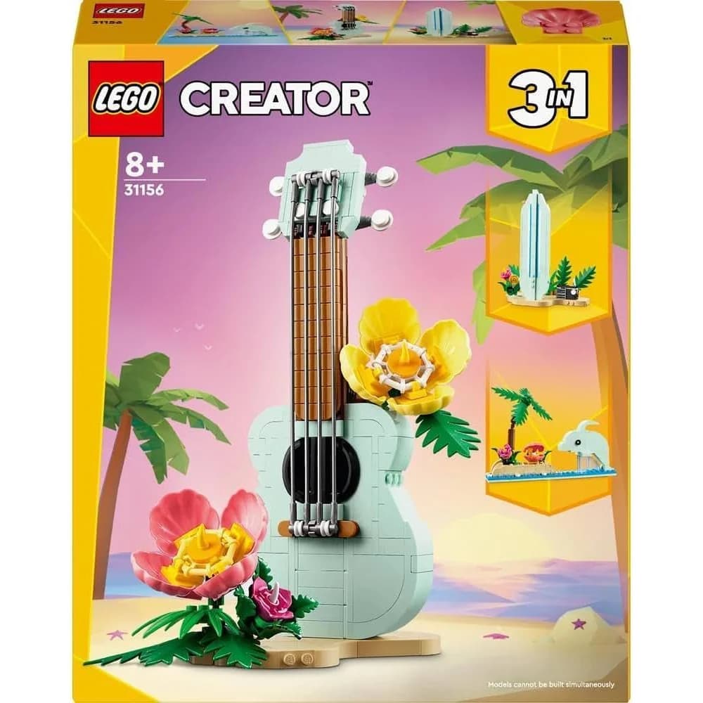 ليغو LEGO Creator 3 في 1 31156 Tropical Ukulele – لعبة تركيب — صورة 2