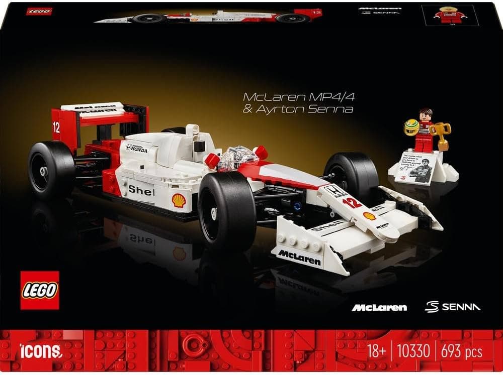 LEGO LEGO Icons McLaren MP4/4 & Ayrton Senna - Jeux de construction image 3