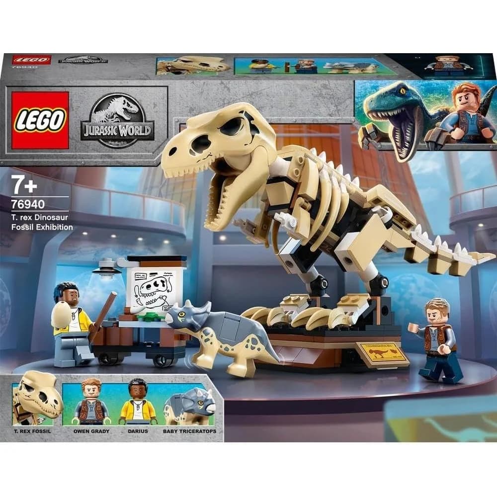 LEGO Jurassic World T. rex Dinosaur Fossil Exhibition (76940) — view 2