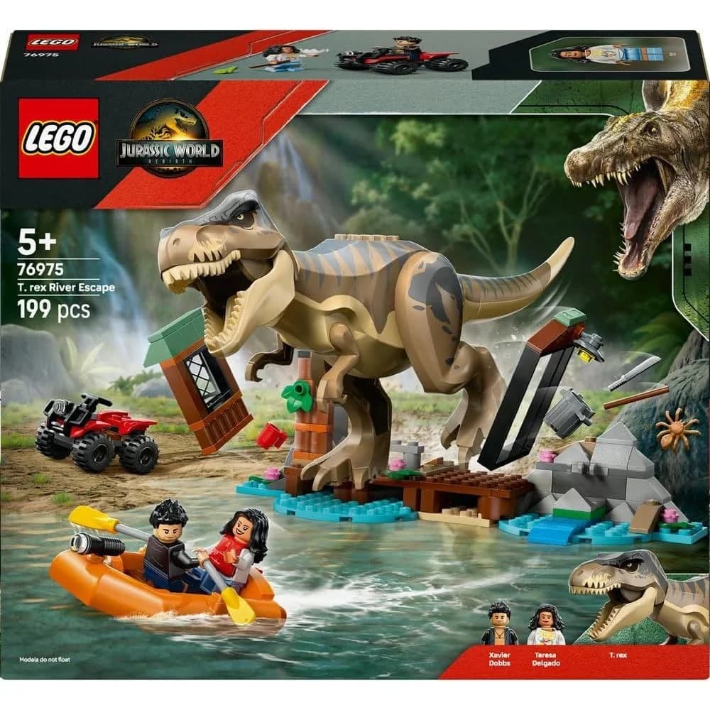 LEGO Jurassic World T. rex River Escape (76975) — view 3