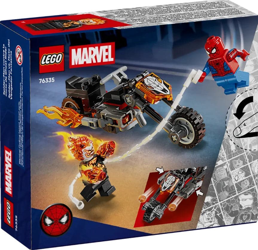 LEGO LEGO Marvel Spider-Man vs. Ghost Rider Motorcycle - Jeux de construction image 3