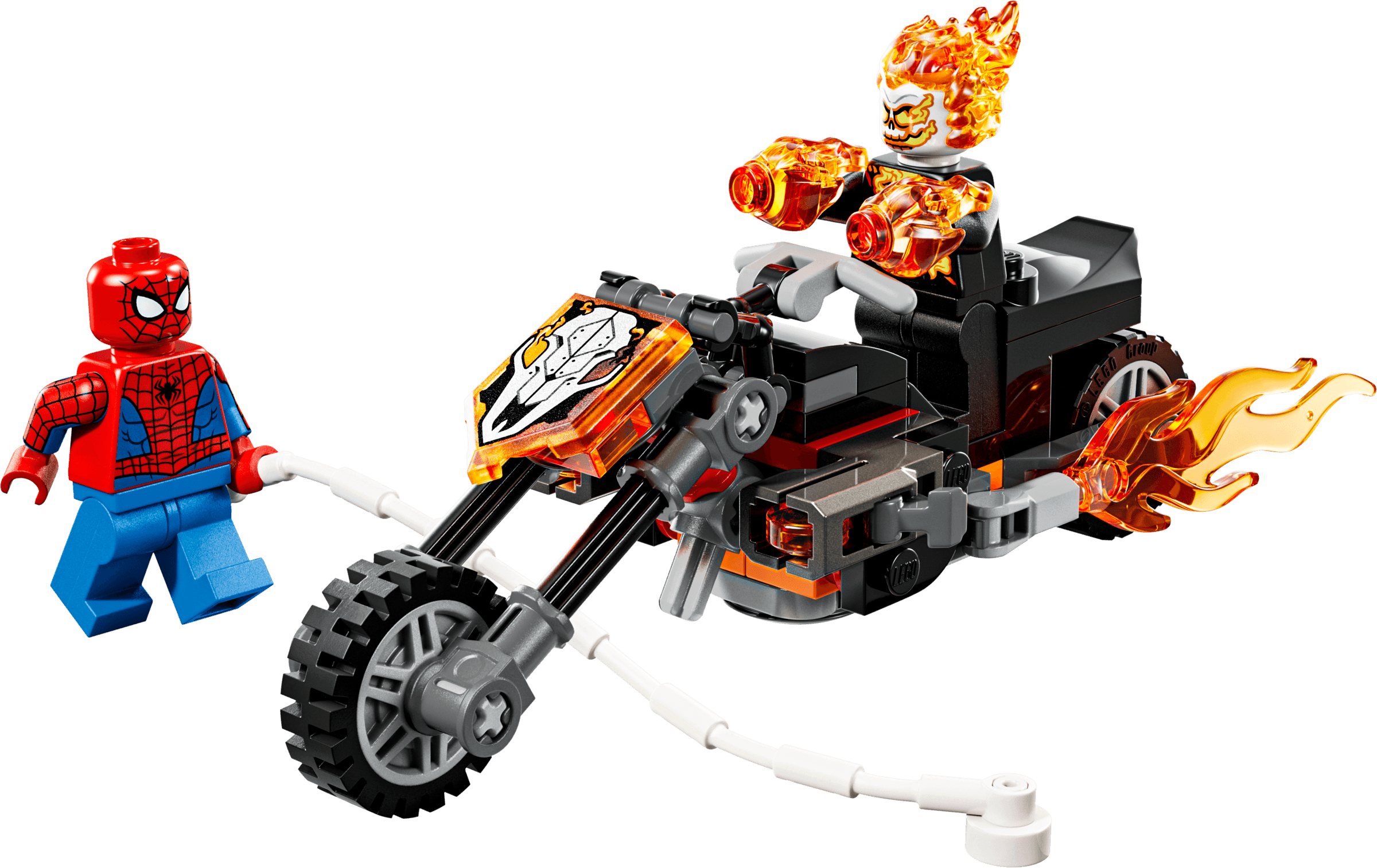LEGO LEGO Marvel Spider-Man vs. Ghost Rider Motorcycle - Jeux de construction jouet de construction
