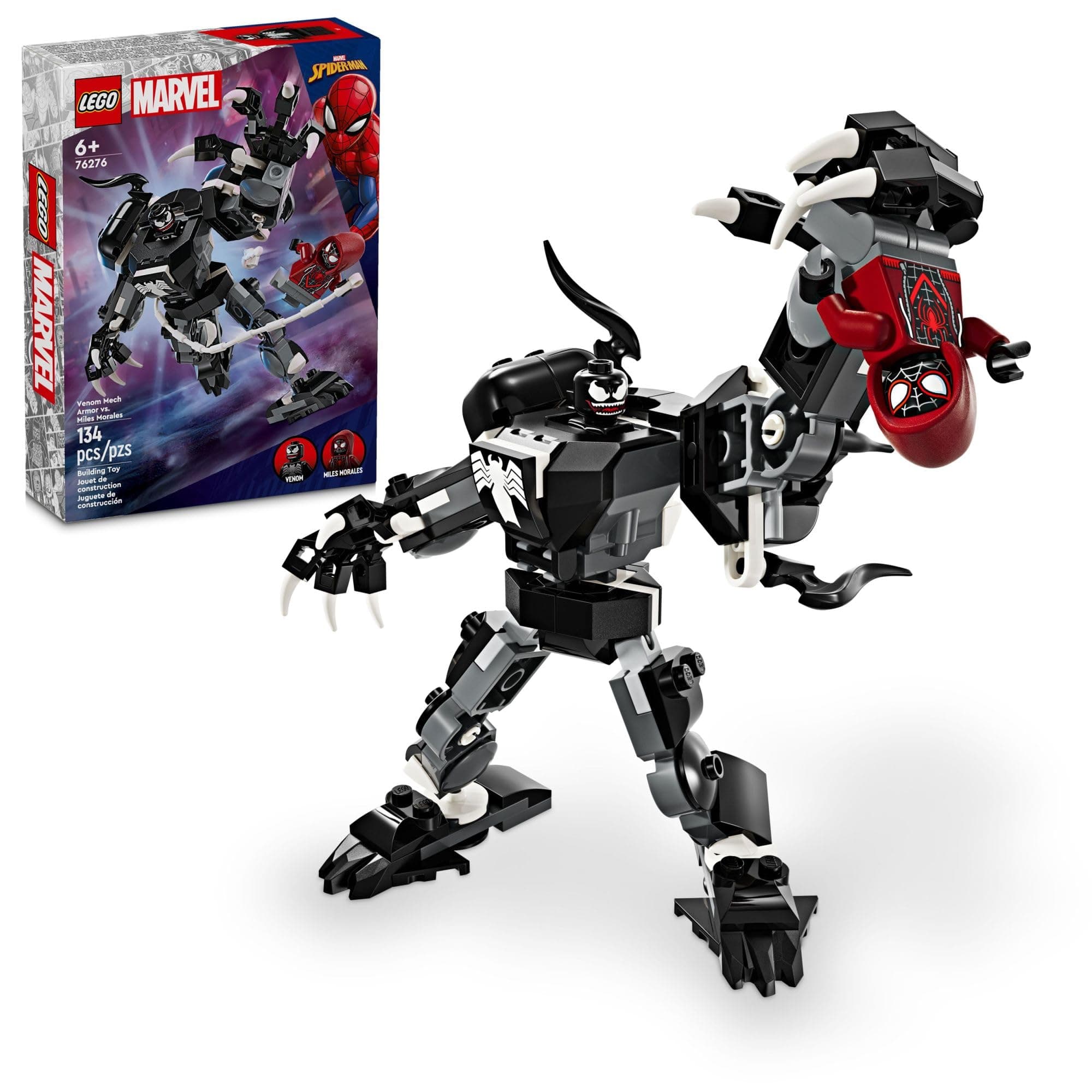 LEGO LEGO Marvel Venom Mech Armour vs. Miles Morales - Jeux de construction image 3