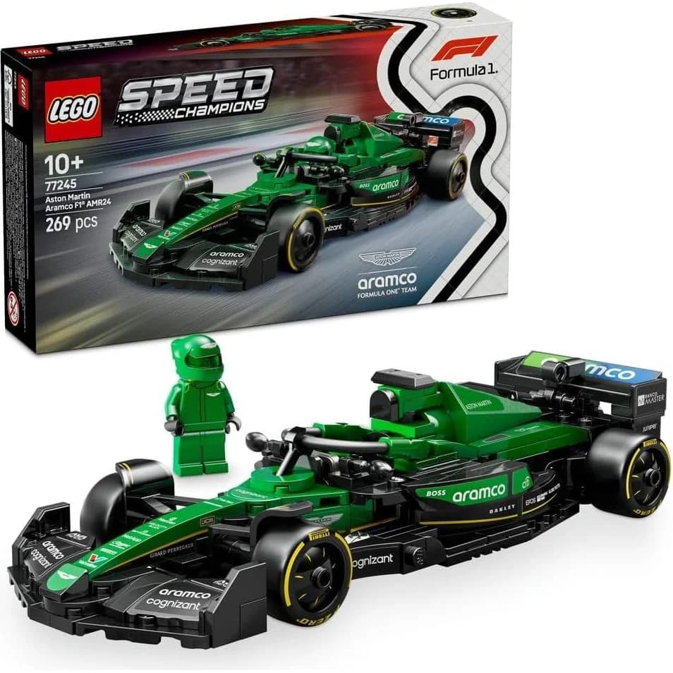LEGO Speed Champions Aston Martin Aramco F1 AMR24 (77245) — view 3