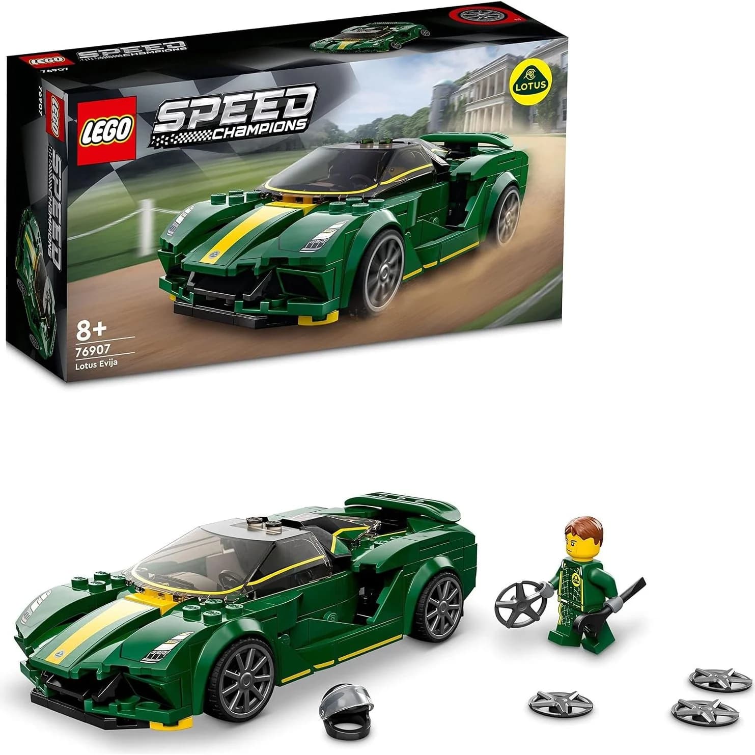 LEGO Speed Champions Lotus Evija Hypercar Model Kit (76907)