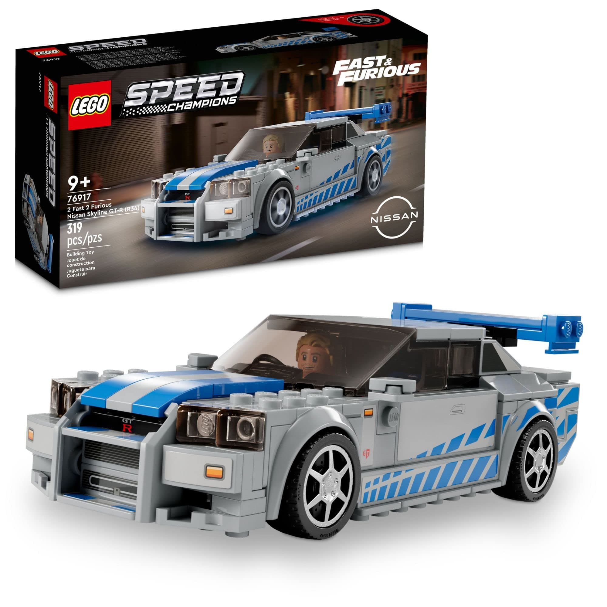 LEGO LEGO Speed Champions Nissan Skyline GT-R (R34) - Jeux de construction image 2