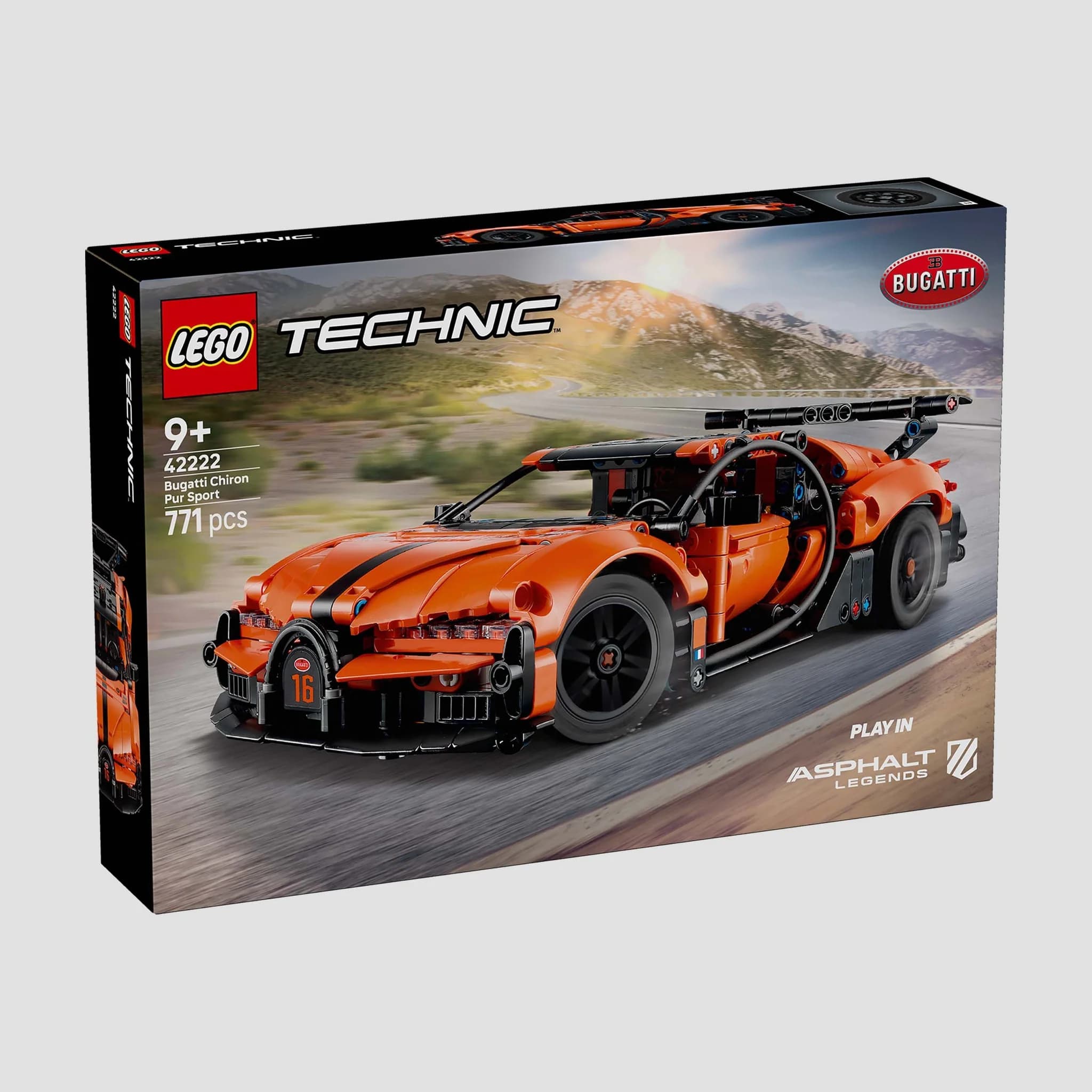 ليغو LEGO Technic 42222 Bugatti Chiron Pur Sport – لعبة تركيب — صورة 2