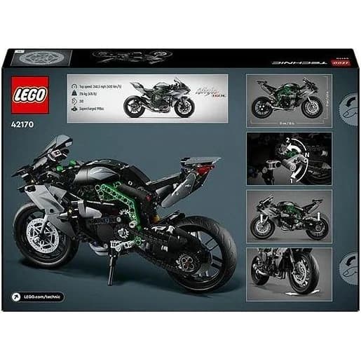 LEGO Technic 42170 Kawasaki Ninja H2R – jeu de construction — vue 2