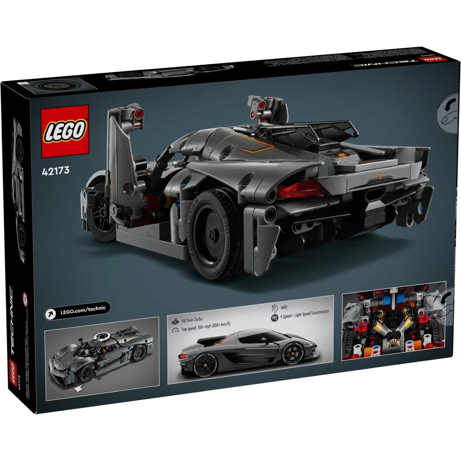 LEGO Technic 42173 Koenigsegg Jesko Absolut – jeu de construction — vue 2