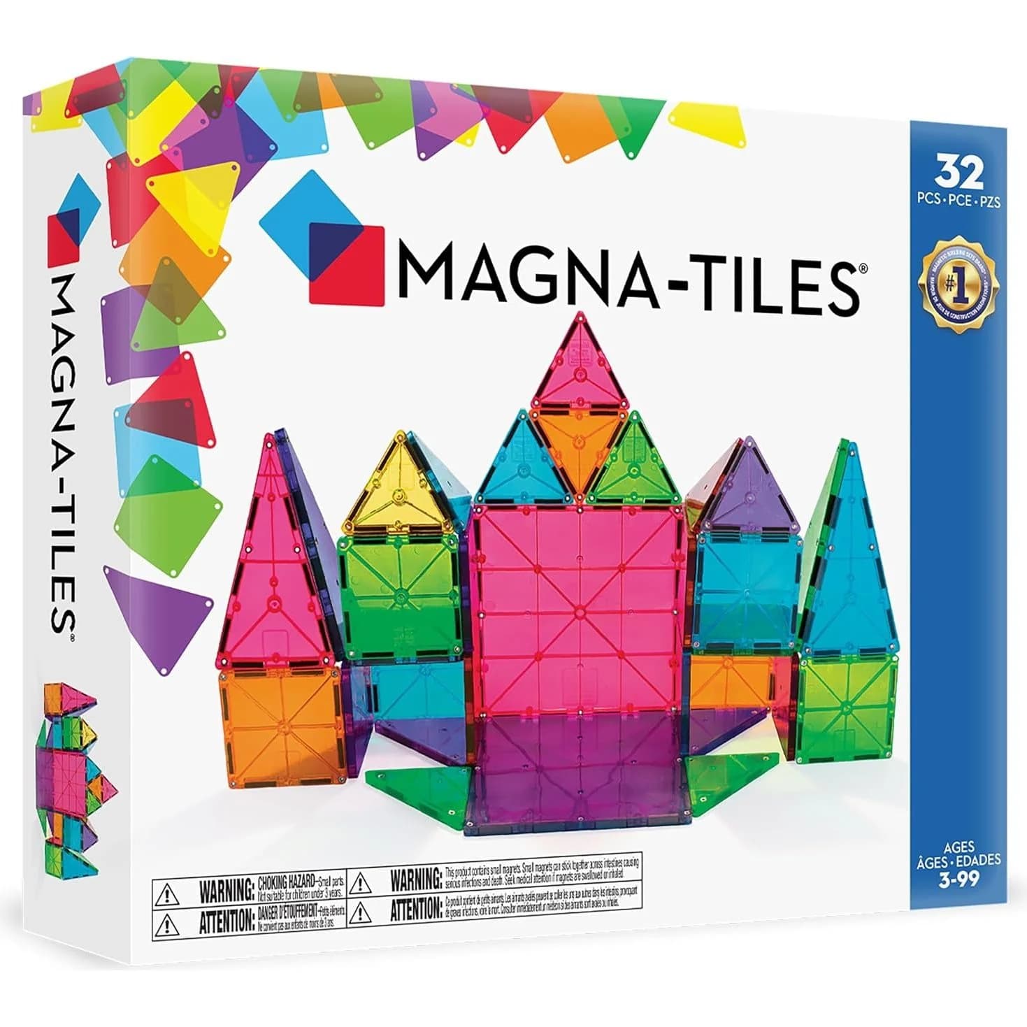 MAGNA-TILES Classic 32-piece magnetic set (02132)