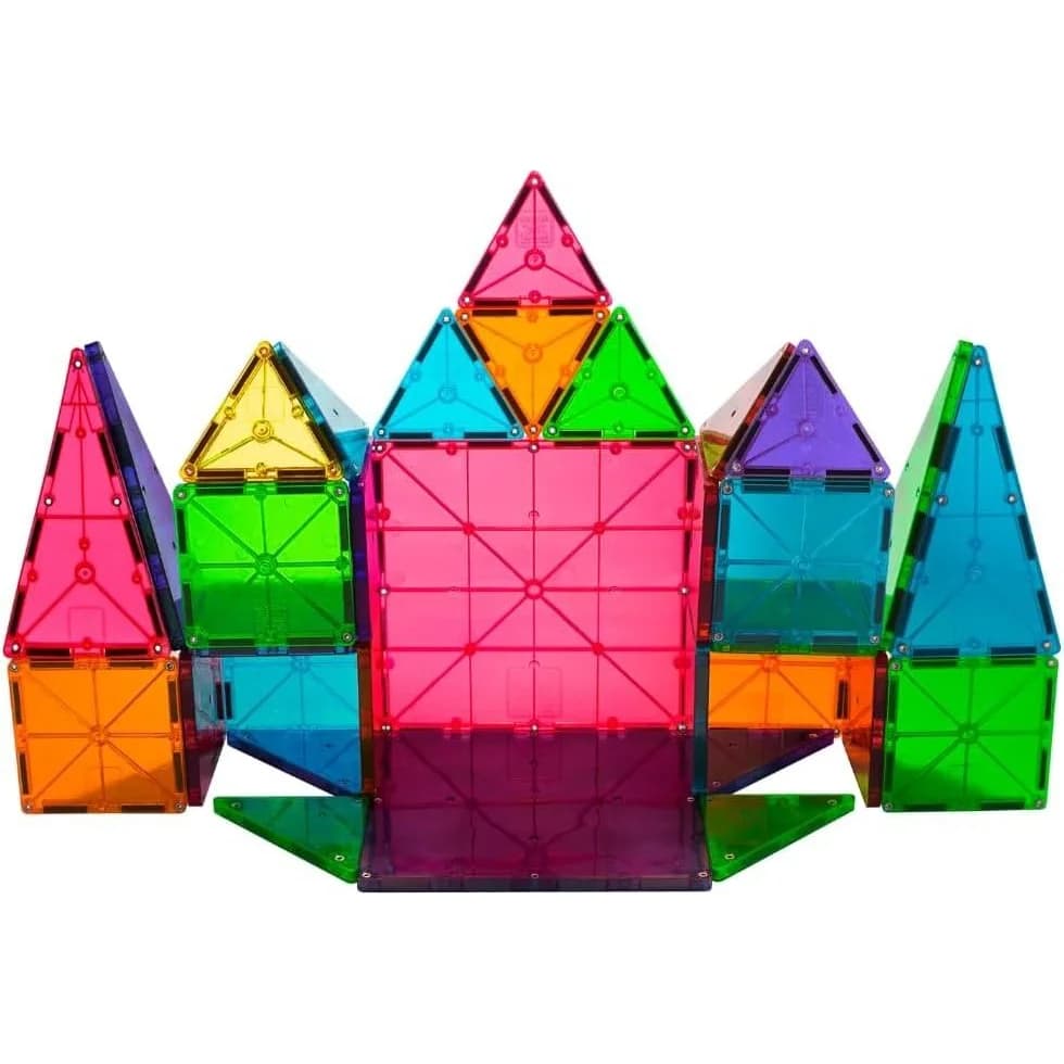 MAGNA-TILES Classic مجموعة مغناطيسية من 32 قطعة (02132) — صورة 2