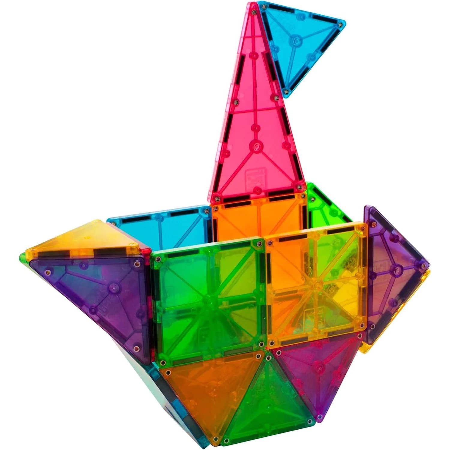 MAGNA-TILES Classic مجموعة مغناطيسية من 32 قطعة (02132) — صورة 4