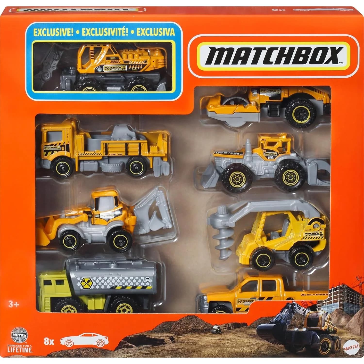 Matchbox 8-Pack 1:64 Die-Cast Vehicles (HVR81)