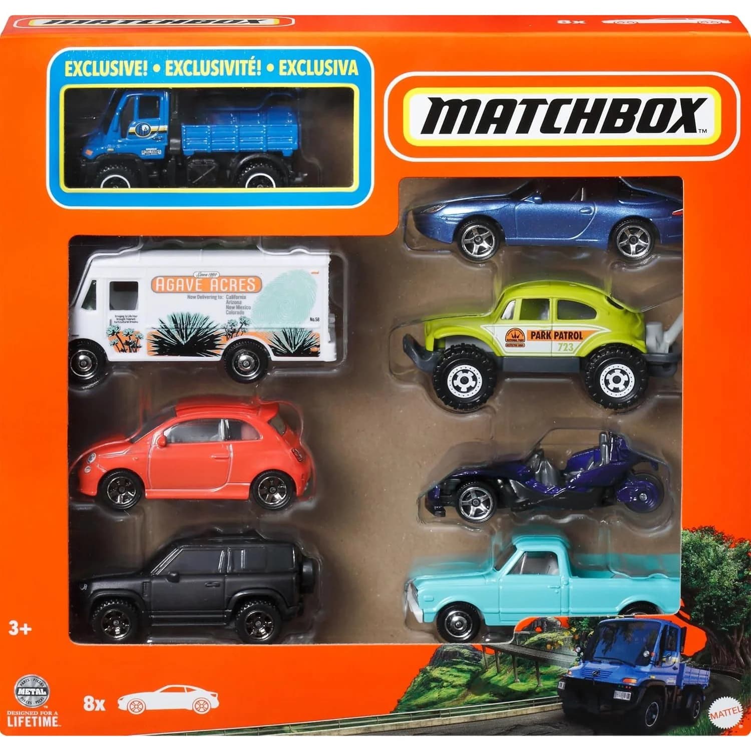 Matchbox مجموعة 8 مركبات 1:64 (HVR81) — صورة 2