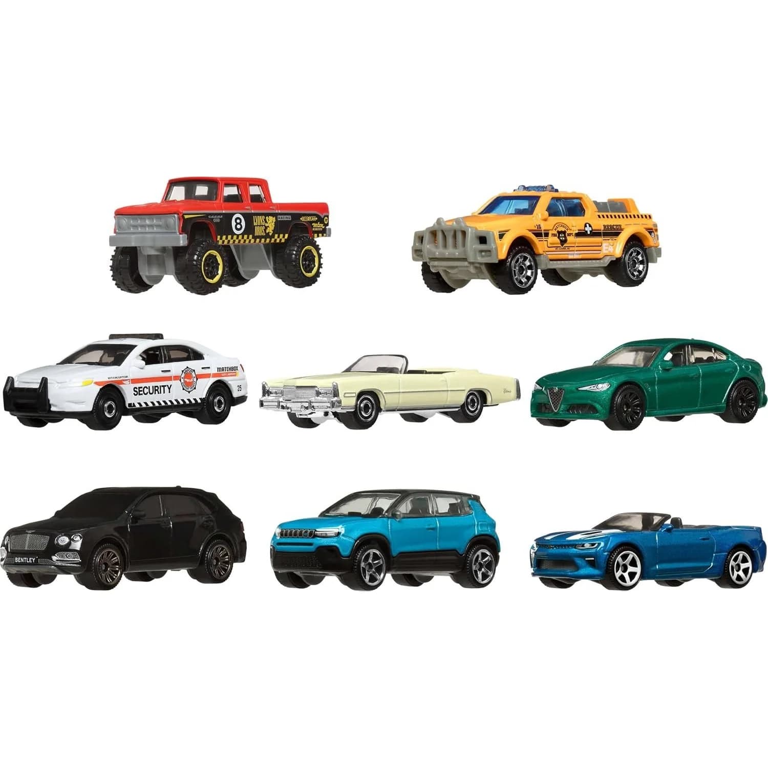 Matchbox مجموعة 8 مركبات 1:64 (HVR81) — صورة 3