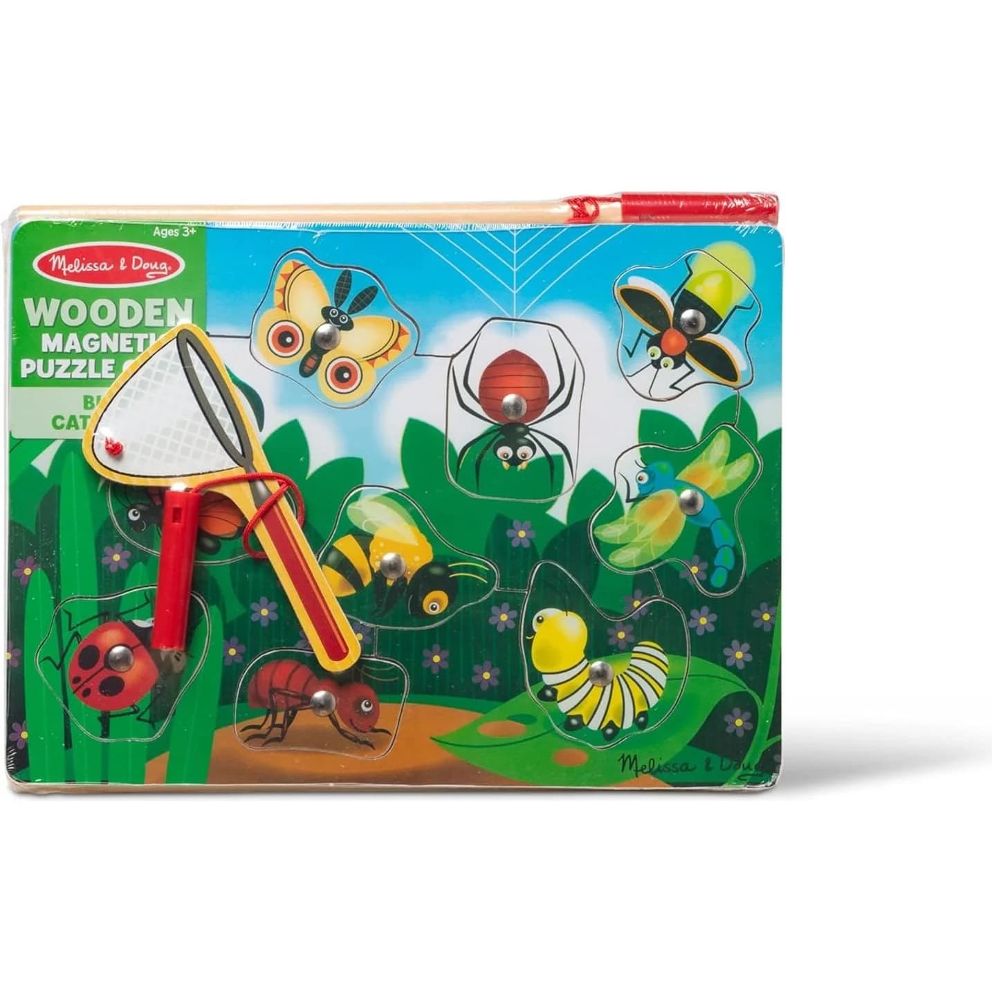 Melissa & Doug Puzzle magnétique en bois Pêche et insectes (3632) — vue 3