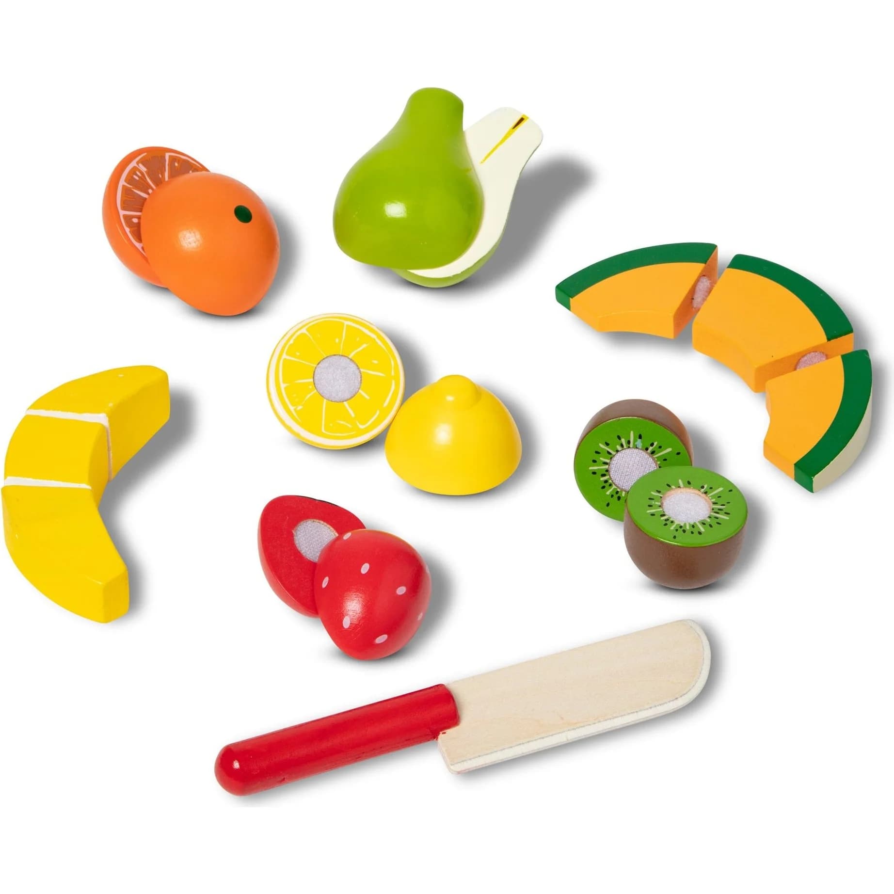Melissa & Doug Wooden Cutting Fruit Set, 17 pieces (4021) — view 3