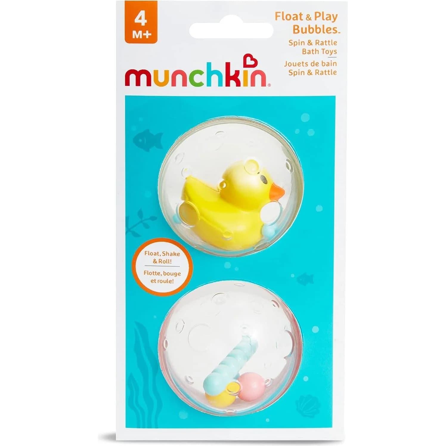 Munchkin Float & Play Bubbles bath toys, pack of 2