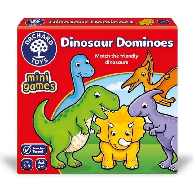 Orchard Toys Dinosaur Dominoes mini board game — view 3