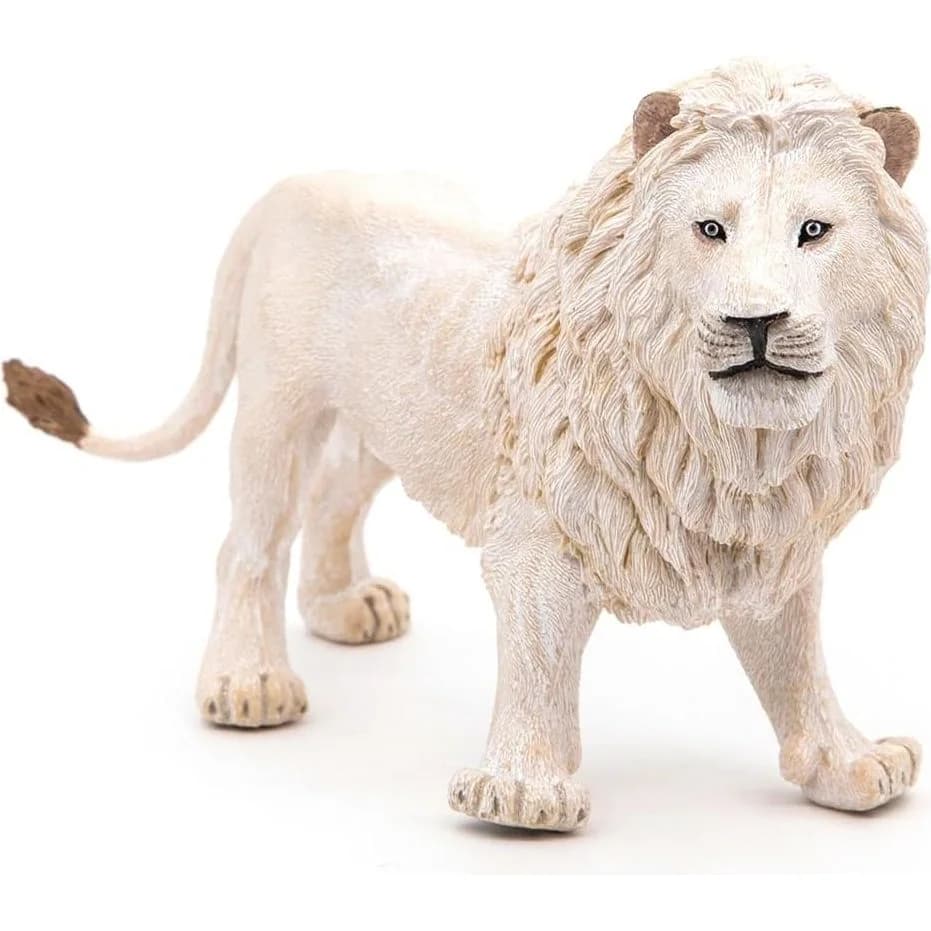 Papo White Lion Hand-Painted Figurine (50074) — view 2