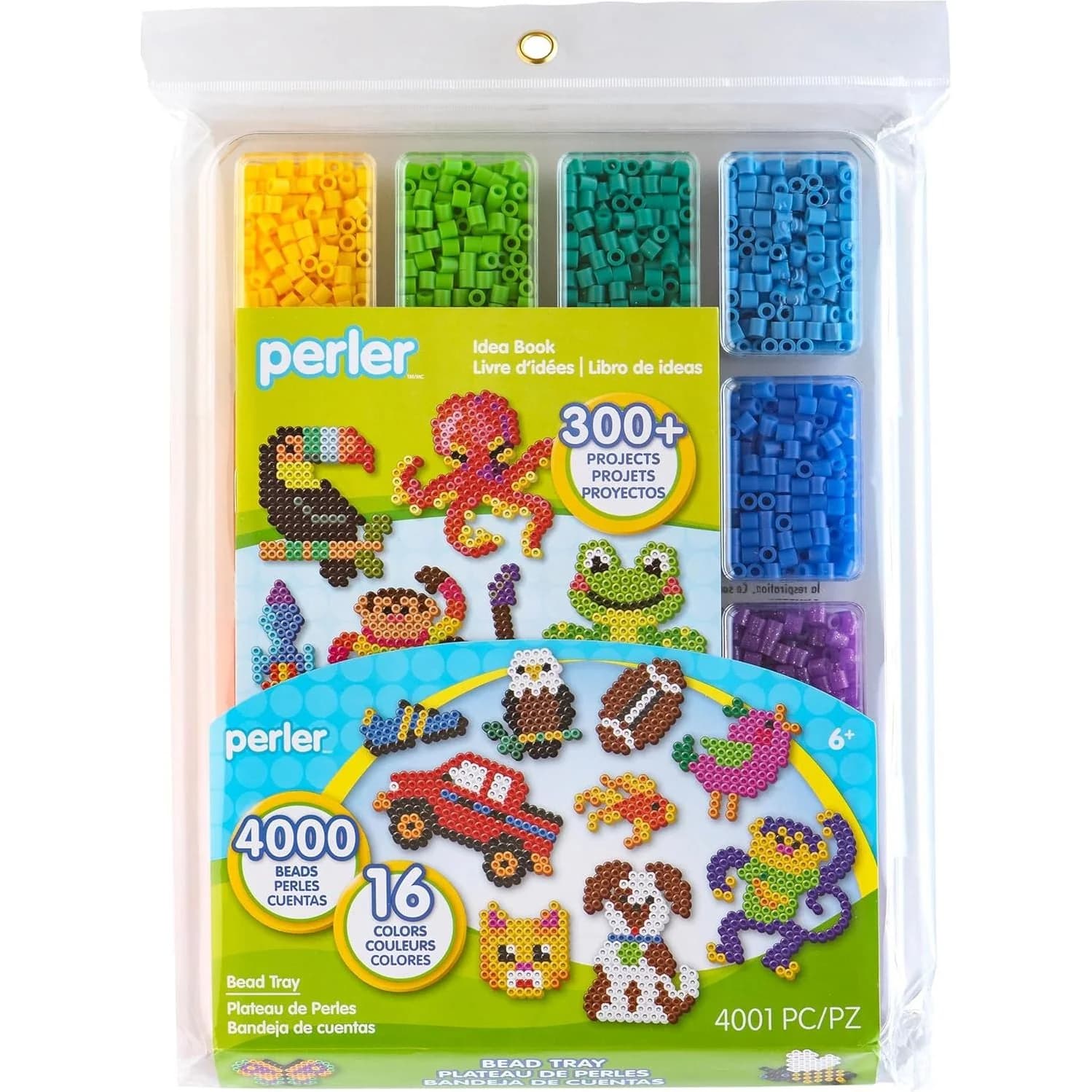 Perler Fuse Beads Assorted Tray, 4000 beads (80-17605)