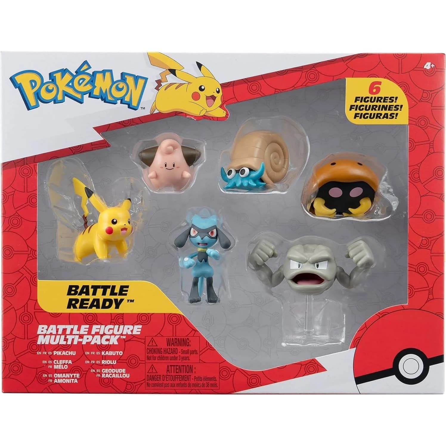 Pokémon Battle Figures 6-Pack, 2-inch (PKW3613)